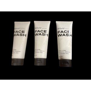 3x Would (A Barstool Brand) Face Wash 118 ml/4 Fl oz each, Fragrance Free New